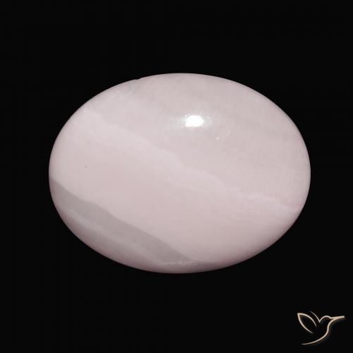 13.48 ct Pink Aragonite Gemstone, Aragonite Gem in Oval Cabochon Shape for Sale.