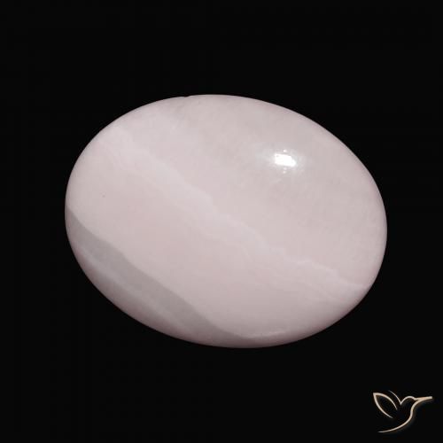13.48 ct Pink Aragonite Stone, Natural Aragonite in Oval Cabochon Shape for Sale