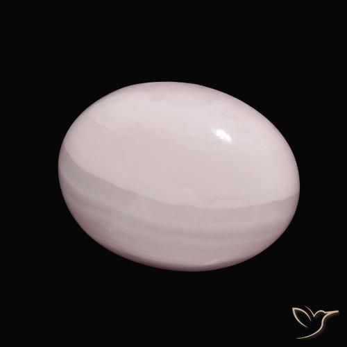 11.39 ct Pink Aragonite Stone, Natural Aragonite in Oval Cabochon Shape for Sale