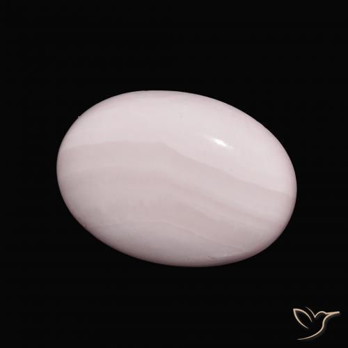 10.16 ct Pink Aragonite Stone, Natural Aragonite in Oval Cabochon Shape for Sale
