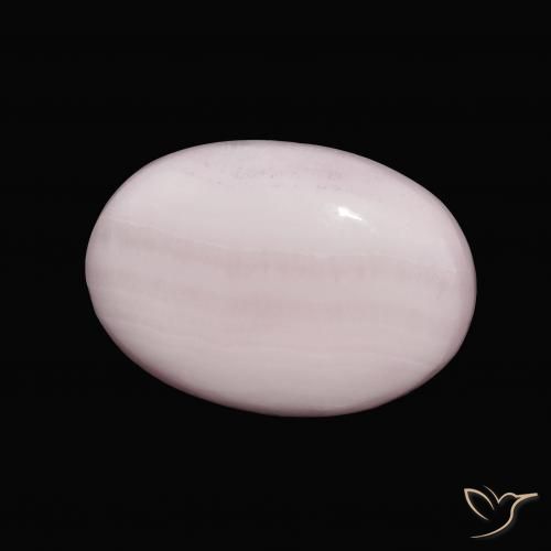 11.97 ct Pink Aragonite Stone, Natural Aragonite in Oval Cabochon Shape for Sale