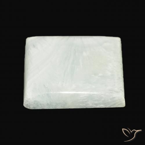 Aragonite Gemstone in 26.4 x 22.8 mm Size for Sale, Aragonite Stone in Pale Yellow Green Color