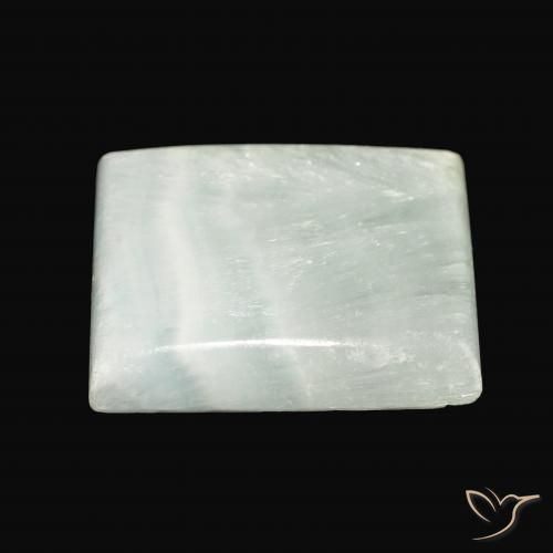 Aragonite Gemstone in 29.2 x 24.4 mm Size for Sale, Aragonite Stone in Light Green Color