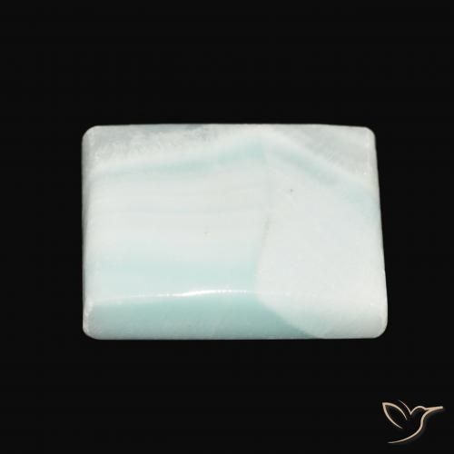Aragonite Gemstone in 22.5 x 19.4 mm Size for Sale, Aragonite Stone in Pale Green Color