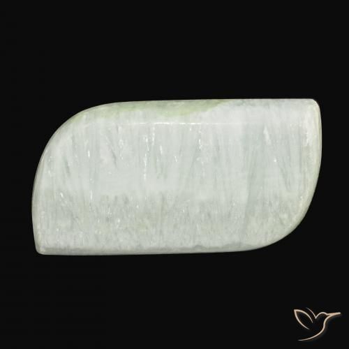 46.51ct Natural Pale Green Aragonite, Fancy, Opaque
