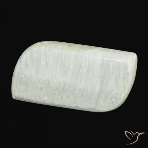 46.51 ct Green Aragonite Stone, Natural Aragonite in Fancy Cabochon Shape for Sale