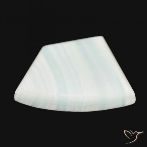 Aragonite Gemstone in 30 x 22 mm (calibrated) Size for Sale, Aragonite Stone in Greenish White Color