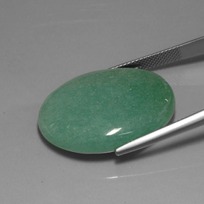 Aventurine Gemstone in 28.2 x 22 mm Size for Sale, Aventurine Stone in Green Color