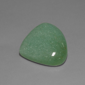 21.21 ct Green Aventurine Stone, Natural Aventurine in Pear Cabochon Shape for Sale