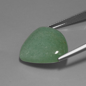 Aventurine Gemstone in 22.3 x 20.2 mm Size for Sale, Aventurine Stone in Green Color