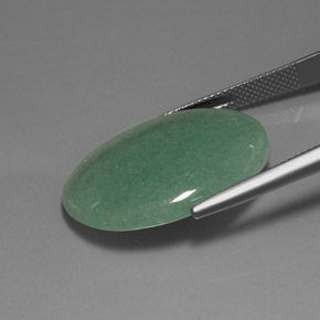 Aventurine Gemstone in 25.8 x 19.3 mm Size for Sale, Aventurine Stone in Green Color