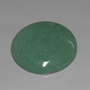 26.40 ct Green Aventurine Stone, Natural Aventurine in Round Cabochon Shape for Sale
