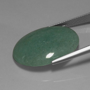 Aventurine Gemstone in 26.7 x 20.7 mm Size for Sale, Aventurine Stone in Green Color