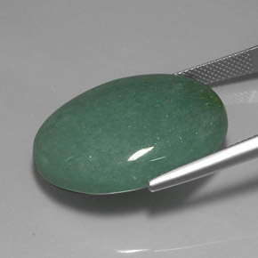 Aventurine Gemstone in 26.7 x 20 mm Size for Sale, Aventurine Stone in Green Color