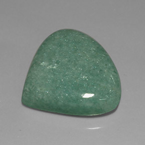 36.47 ct Green Aventurine Stone, Natural Aventurine in Pear Cabochon Shape for Sale