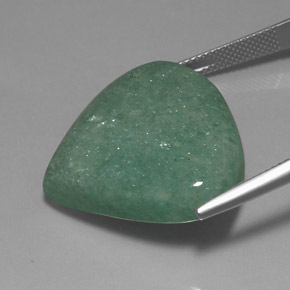 Aventurine Gemstone in 26.9 x 24.3 mm Size for Sale, Aventurine Stone in Green Color