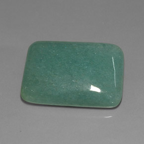 30.87 ct Green Aventurine Stone, Natural Aventurine in Baguette Cabochon Shape for Sale