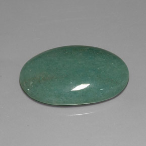 34.41 ct Green Aventurine Stone, Natural Aventurine in Oval Cabochon Shape for Sale