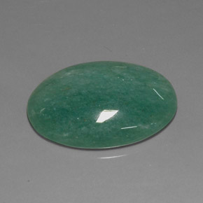 23.34 ct Green Aventurine Stone, Natural Aventurine in Oval Cabochon Shape for Sale