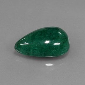 11.45 ct Green Aventurine Stone, Natural Aventurine in Pear Cabochon Shape for Sale