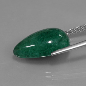 Aventurine Gemstone in 19.4 x 12 mm Size for Sale, Aventurine Stone in Green Color