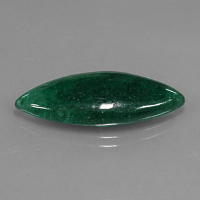 9.56 ct Green Aventurine Gemstone, Aventurine Gem in Marquise Cabochon Shape for Sale.