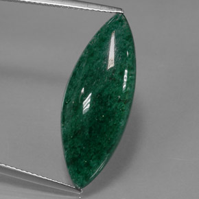 9.56 ct Green Aventurine Stone, Natural Aventurine in Marquise Cabochon Shape for Sale