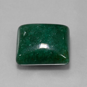 11.40 ct Green Aventurine Gemstone, Aventurine Gem in Square Cabochon Shape for Sale.