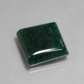 19.54 ct Green Aventurine Stone, Natural Aventurine in Square Cabochon Shape for Sale