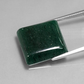 Aventurine Gemstone in 17.6 x 17.2 mm Size for Sale, Aventurine Stone in Green Color