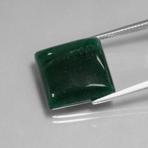 Aventurine Gemstone in 16.3 x 16 mm Size for Sale, Aventurine Stone in Green Color