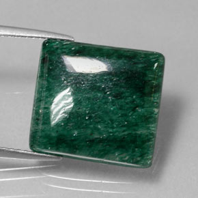 9.74 ct Green Aventurine Stone, Natural Aventurine in Square Cabochon Shape for Sale
