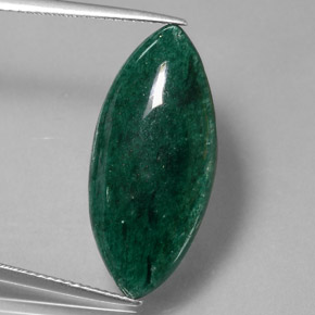 11.17 ct Green Aventurine Stone, Natural Aventurine in Marquise Cabochon Shape for Sale