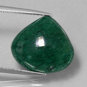 7.97 ct Green Aventurine Gemstone, Aventurine Gem in Pear Cabochon Shape for Sale.
