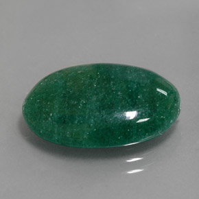 11.32 ct Green Aventurine Stone, Natural Aventurine in Oval Cabochon Shape for Sale