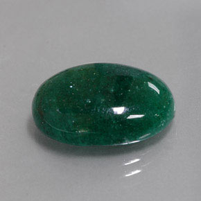 11.07 ct Green Aventurine Stone, Natural Aventurine in Oval Cabochon Shape for Sale