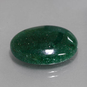 15.91 ct Green Aventurine Stone, Natural Aventurine in Oval Cabochon Shape for Sale