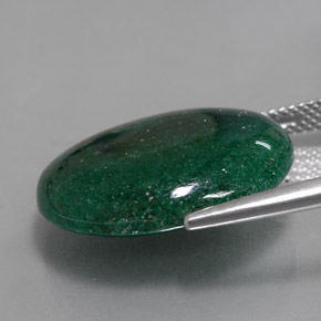 Aventurine Gemstone in 21.1 x 17.1 mm Size for Sale, Aventurine Stone in Green Color