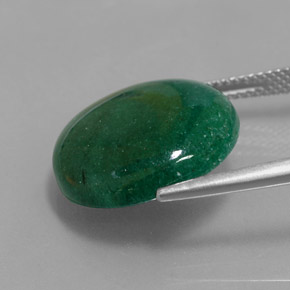 Aventurine Gemstone in 17.4 mm Size for Sale, Aventurine Stone in Green Color