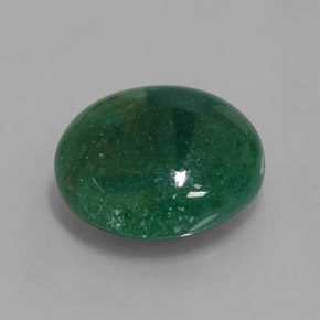 11.75 ct Green Aventurine Stone, Natural Aventurine in Round Cabochon Shape for Sale