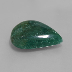 16.78 ct Green Aventurine Stone, Natural Aventurine in Pear Cabochon Shape for Sale