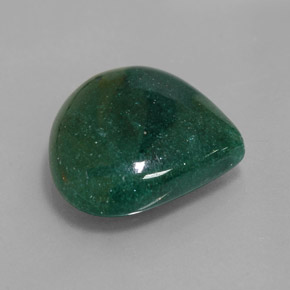 14.93 ct Green Aventurine Stone, Natural Aventurine in Pear Cabochon Shape for Sale