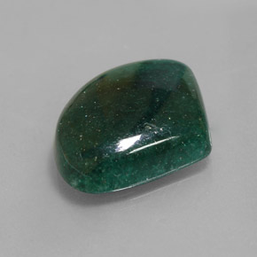 17.31 ct Green Aventurine Stone, Natural Aventurine in Fancy Cabochon Shape for Sale