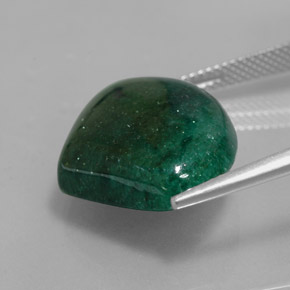 Aventurine Gemstone in 22.2 x 17.5 mm Size for Sale, Aventurine Stone in Green Color