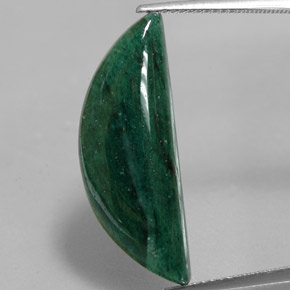 12.23 ct Green Aventurine Gemstone, Aventurine Gem in Fancy Cabochon Shape for Sale.