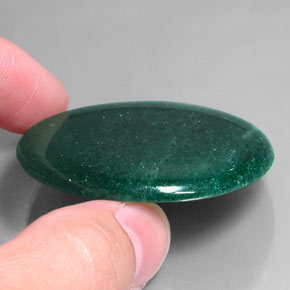 Aventurine Gemstone in 43.9 mm Size for Sale, Aventurine Stone in Green Color