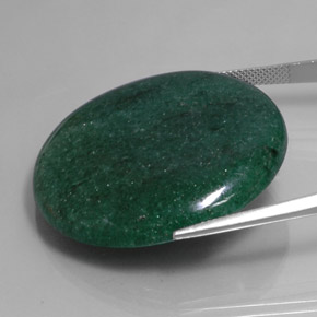 Aventurine Gemstone in 35.8 mm Size for Sale, Aventurine Stone in Green Color