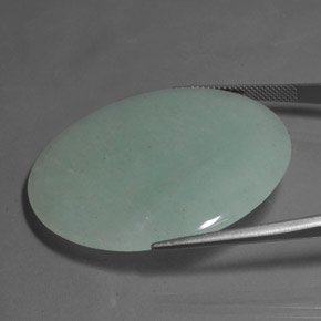 Aventurine Gemstone in 39.5 mm Size for Sale, Aventurine Stone in Green Color