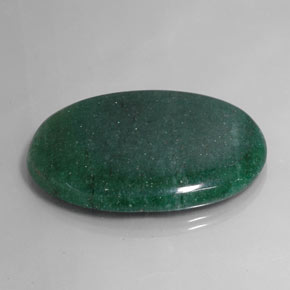 82.69 ct Green Aventurine Stone, Natural Aventurine in Oval Cabochon Shape for Sale