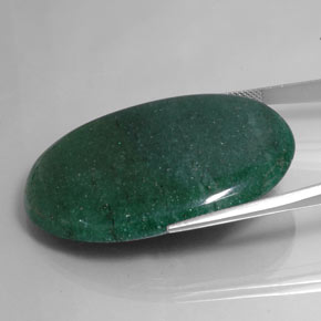 Aventurine Gemstone in 44.9 x 34.2 mm Size for Sale, Aventurine Stone in Green Color